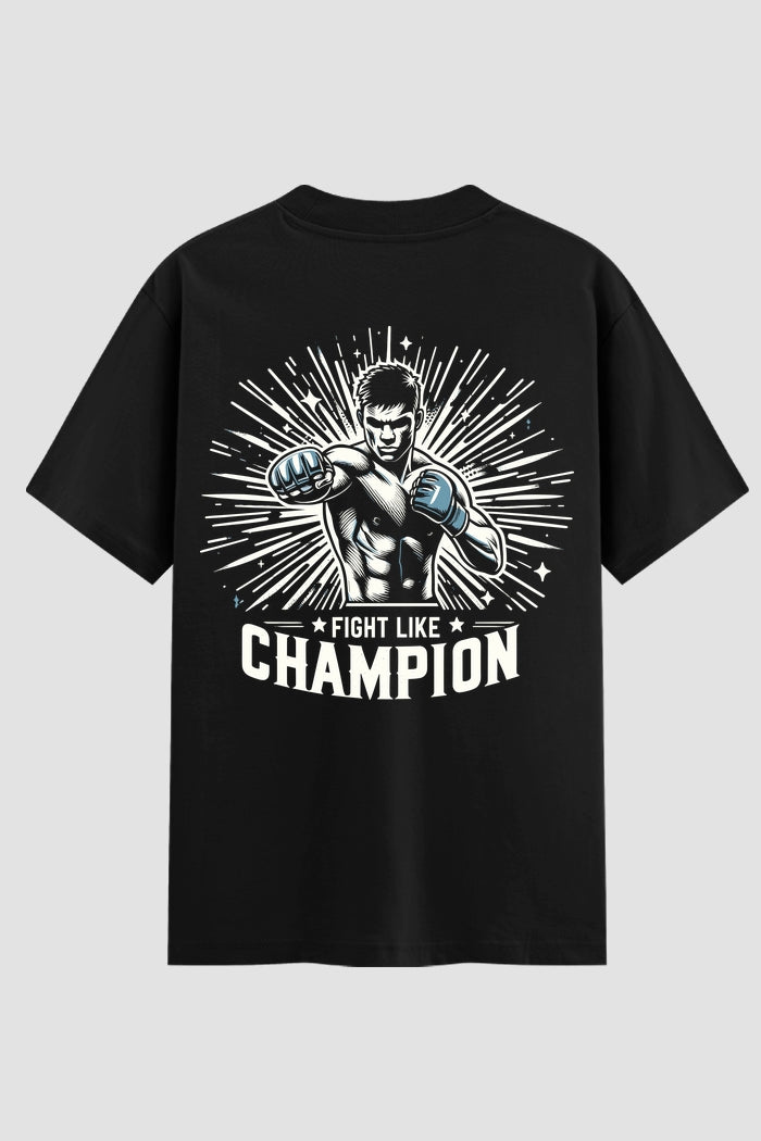 Camiseta Oversized Suedine Fight Like Champion – Onfight