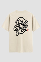 Camiseta Oversized Jiu-Jitsu Belt Tip Oversized jiu-jitsu OnFight P Off White Masculino