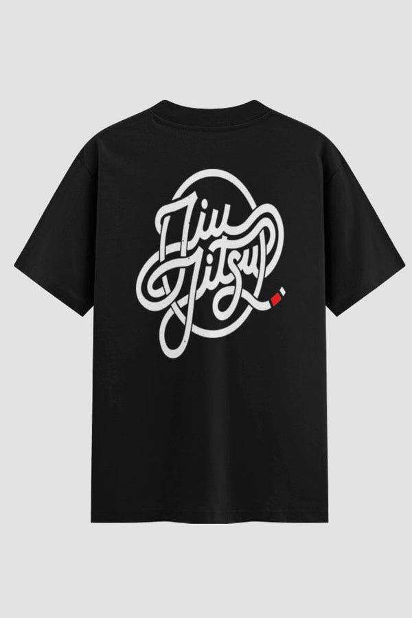 Camiseta Oversized Suedine Jiu-Jitsu Belt Tip