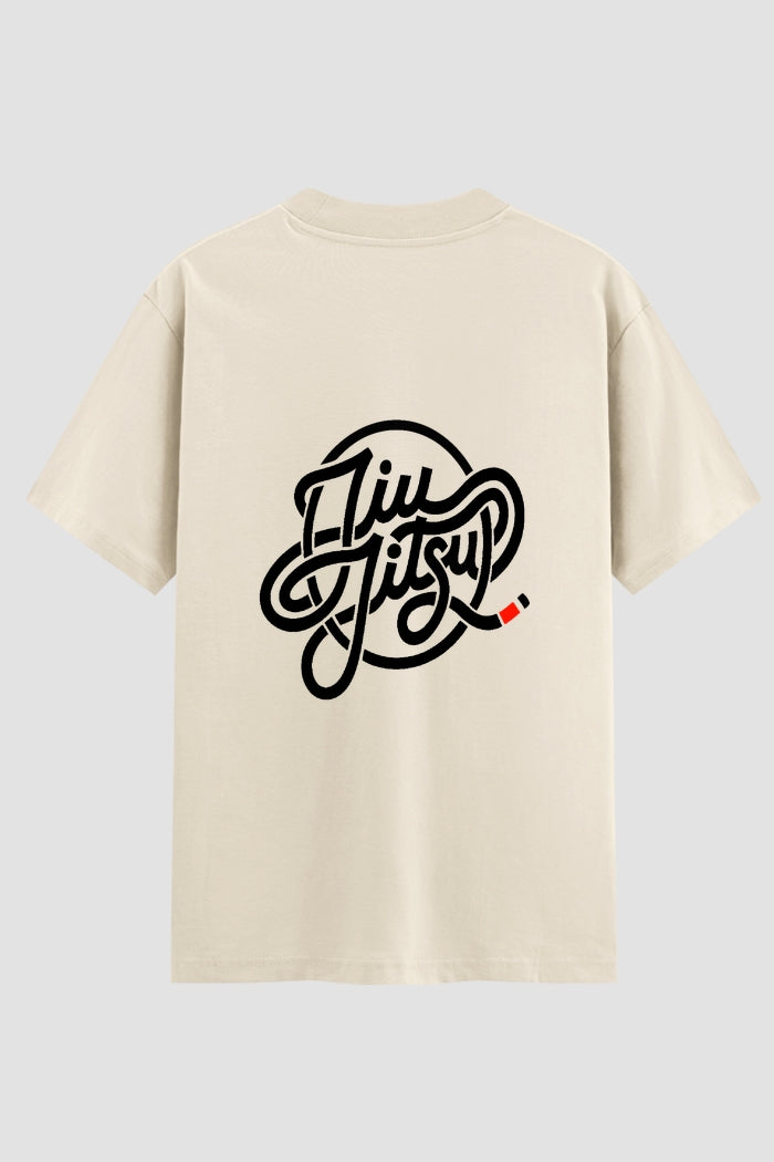 Camiseta Oversized Suedine Jiu-Jitsu Belt Tip