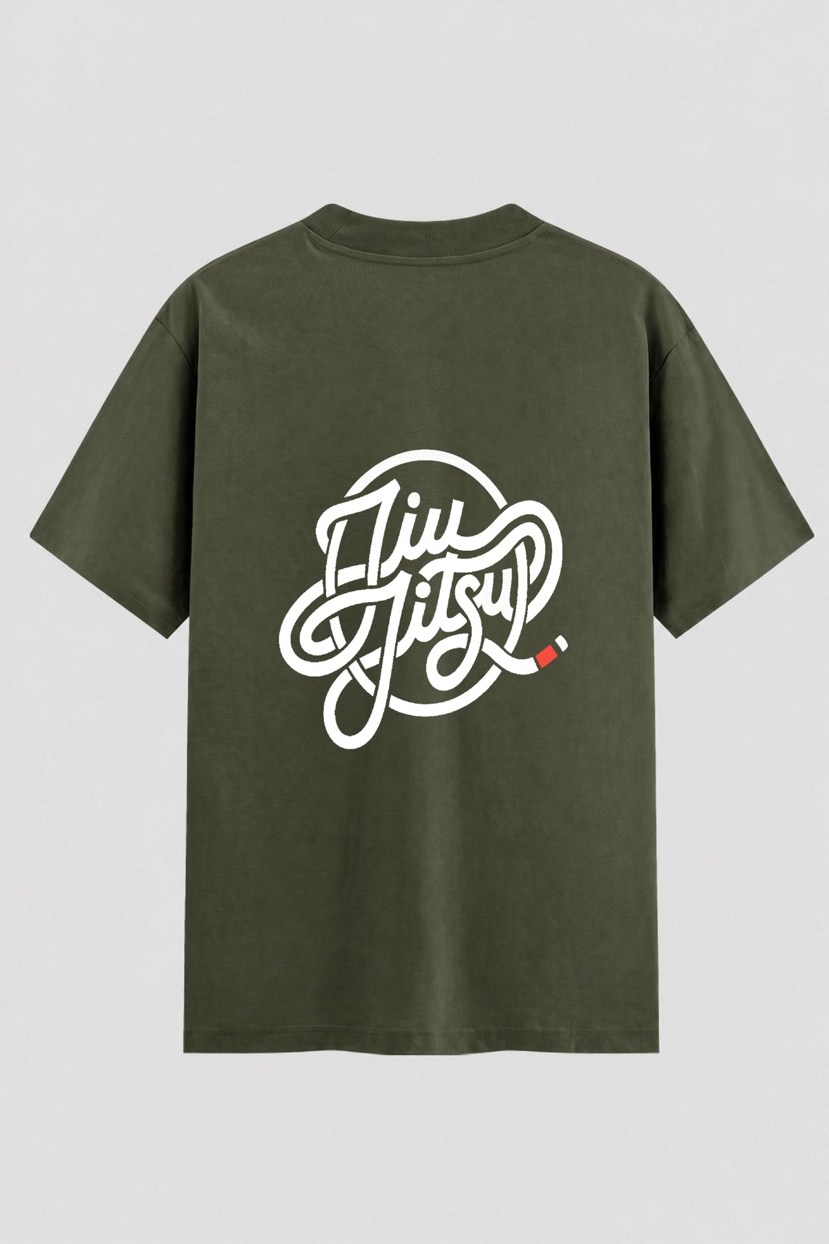 Camiseta Oversized Suedine Jiu-Jitsu Belt Tip