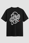 Camiseta Oversized Jiu-Jitsu BJJ Flow Oversized jiu-jitsu OnFight P Preto Masculino