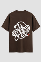 Camiseta Oversized Suedine Jiu-Jitsu BJJ Flow