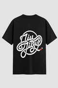 Camiseta Oversized Suedine Jiu-Jitsu BJJ Flow