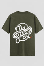 Camiseta Oversized Suedine Jiu-Jitsu BJJ Flow
