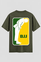 Camiseta Oversized Suedine Jiu-Jitsu BJJ Ordem & Respeito