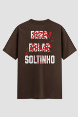 Camiseta Oversized Suedine Jiu-Jitsu Bora Rolar Soltinho