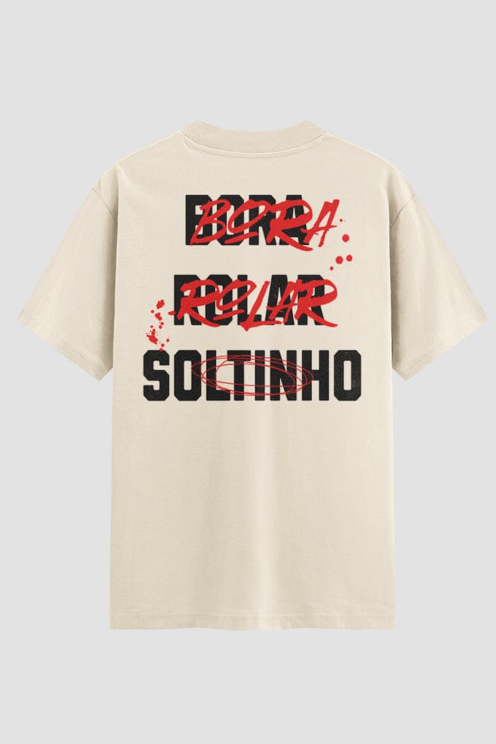 Camiseta Oversized Suedine Jiu-Jitsu Bora Rolar Soltinho