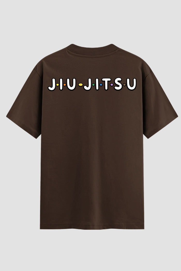 Camiseta Oversized Suedine Jiu-Jitsu cores