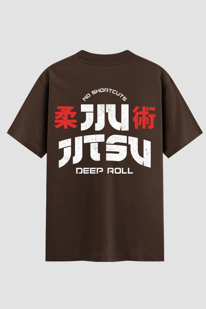Camiseta Oversized Suedine Jiu-Jitsu Deep Roll