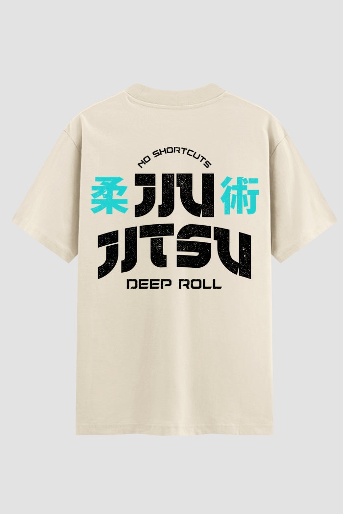 Camiseta Oversized Suedine Jiu-Jitsu Deep Roll