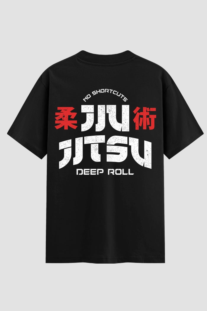 Camiseta Oversized Suedine Jiu-Jitsu Deep Roll
