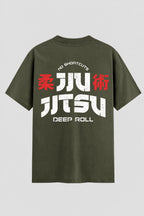 Camiseta Oversized Suedine Jiu-Jitsu Deep Roll