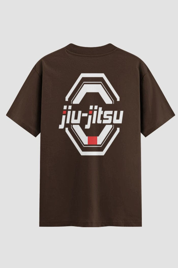 Camiseta Oversized Suedine Jiu-Jitsu Emblem