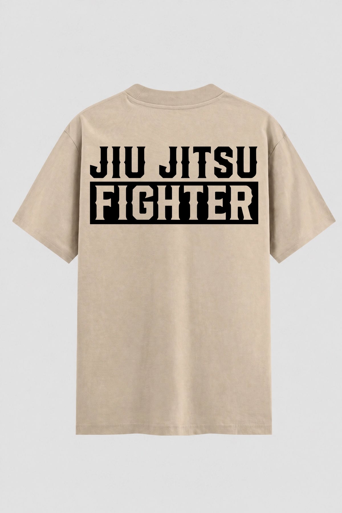 Camiseta Oversized Suedine Jiu-Jitsu Fighter