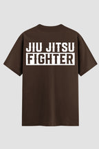 Camiseta Oversized Suedine Jiu-Jitsu Fighter