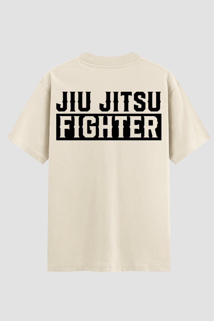 Camiseta Oversized Suedine Jiu-Jitsu Fighter