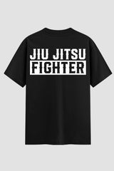 Camiseta Oversized Suedine Jiu-Jitsu Fighter