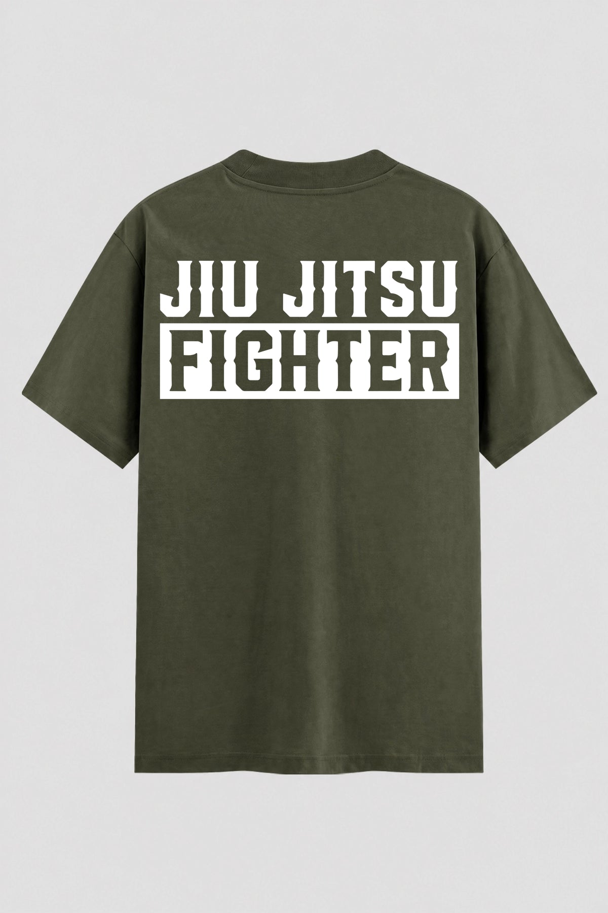 Camiseta Oversized Suedine Jiu-Jitsu Fighter