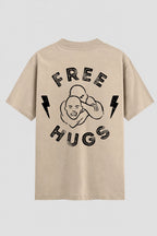 Camiseta Oversized Suedine Jiu-Jitsu Free Hugs – Onfight