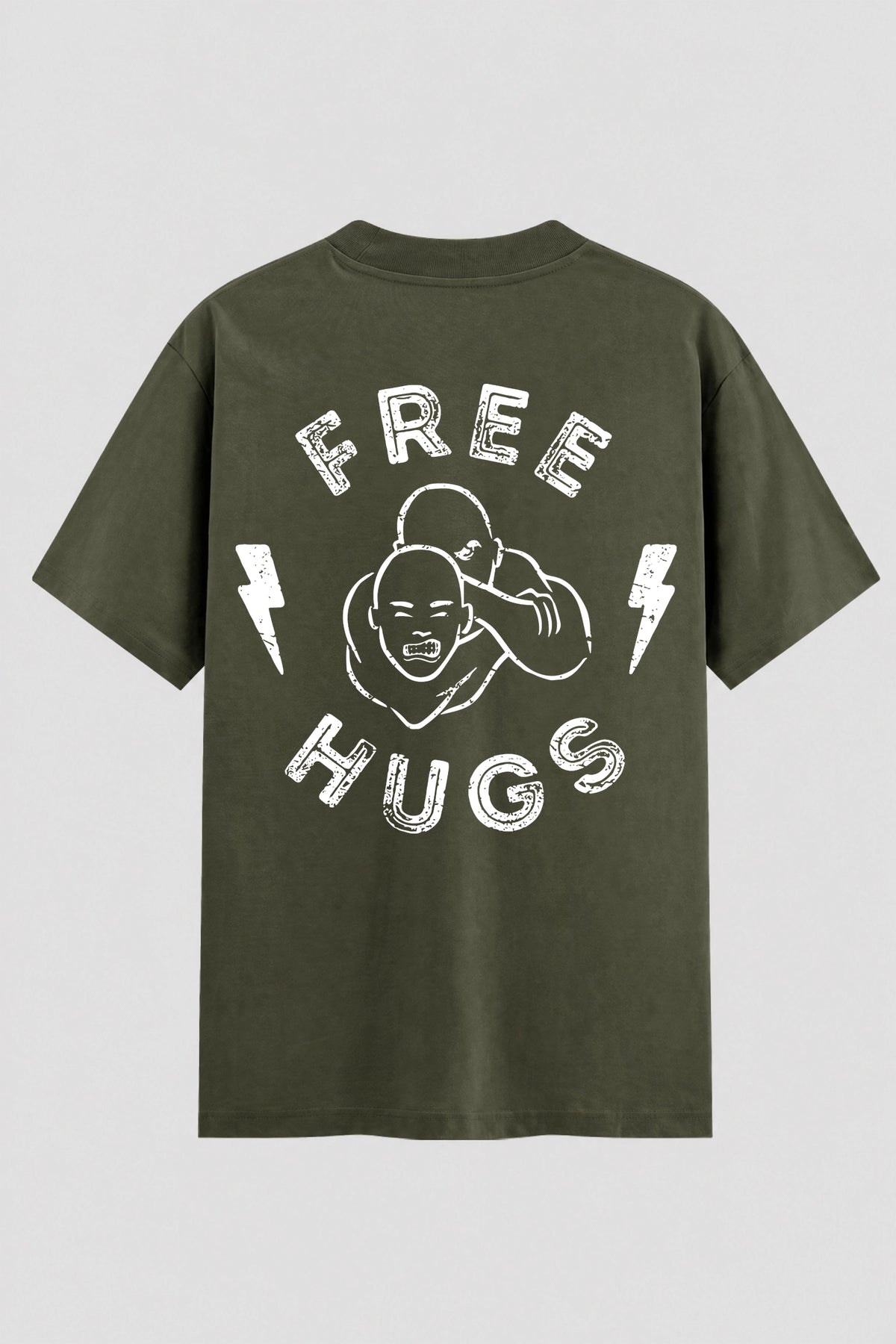 Camiseta Oversized Suedine Jiu-Jitsu Free Hugs – Onfight