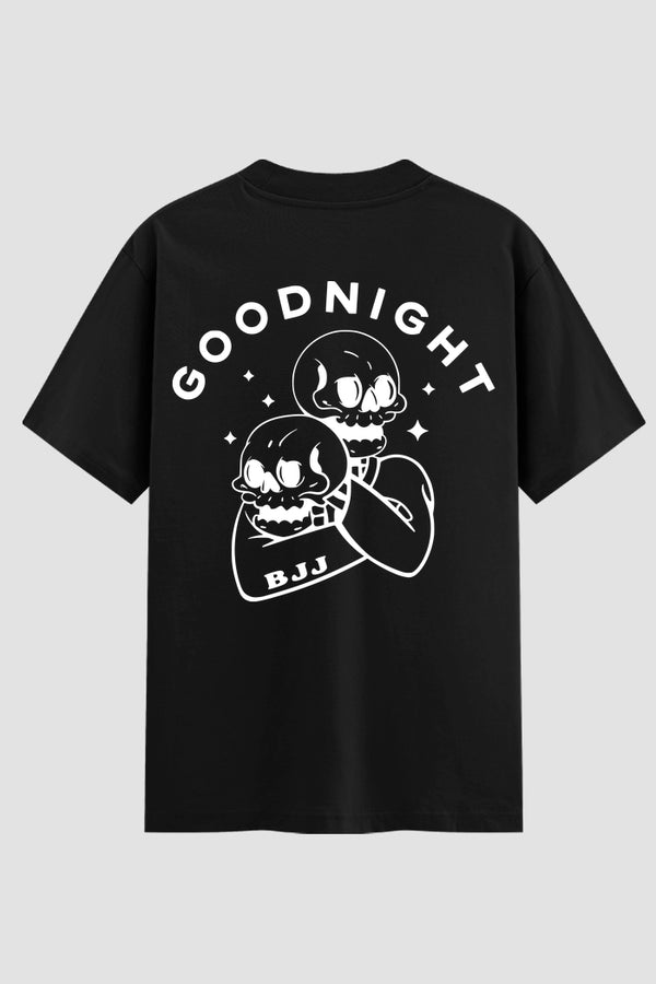 Camiseta Oversized Suedine Jiu-Jitsu Good Night bjj