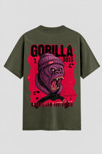 Camiseta Oversized Suedine Jiu-Jitsu Gorilla Boss BJJ