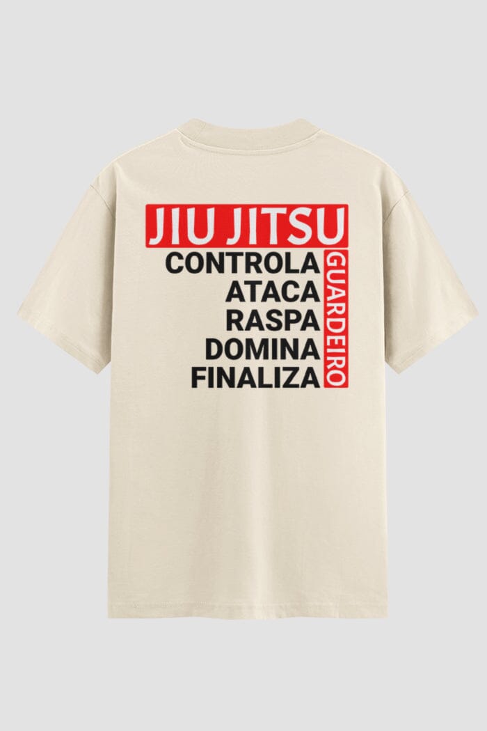 Camiseta Oversized Suedine Jiu-Jitsu Guardeiro