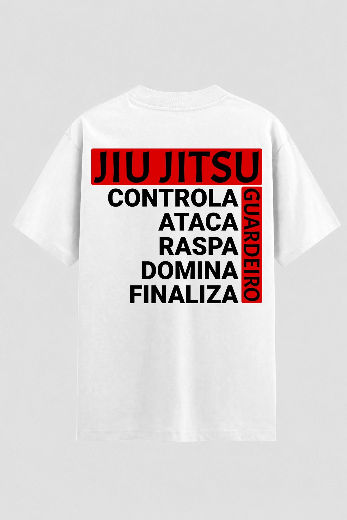 Camiseta Oversized Suedine Jiu-Jitsu Guardeiro