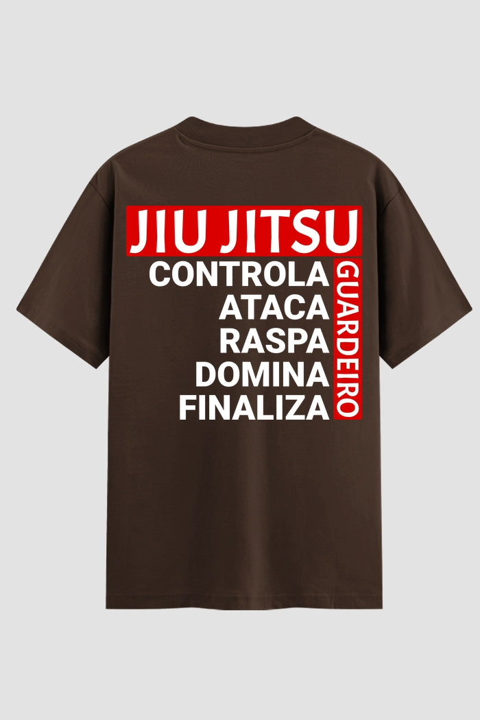 Camiseta Oversized Suedine Jiu-Jitsu Guardeiro