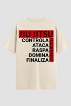 Camiseta Oversized Suedine Jiu-Jitsu Guardeiro