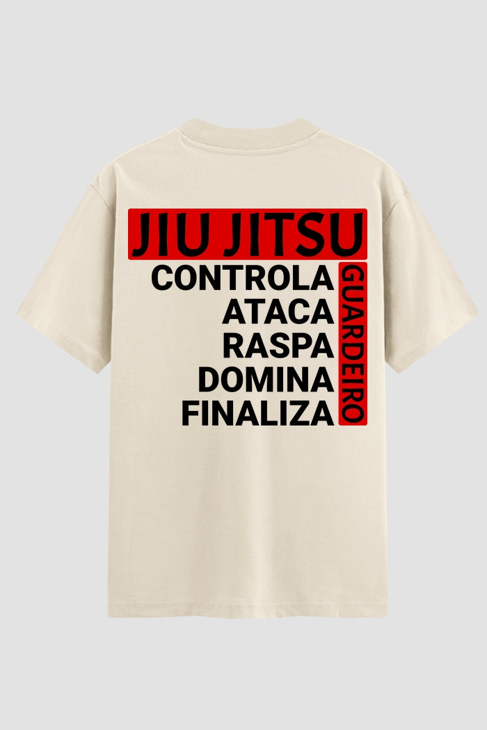 Camiseta Oversized Suedine Jiu-Jitsu Guardeiro