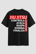 Camiseta Oversized Suedine Jiu-Jitsu Guardeiro