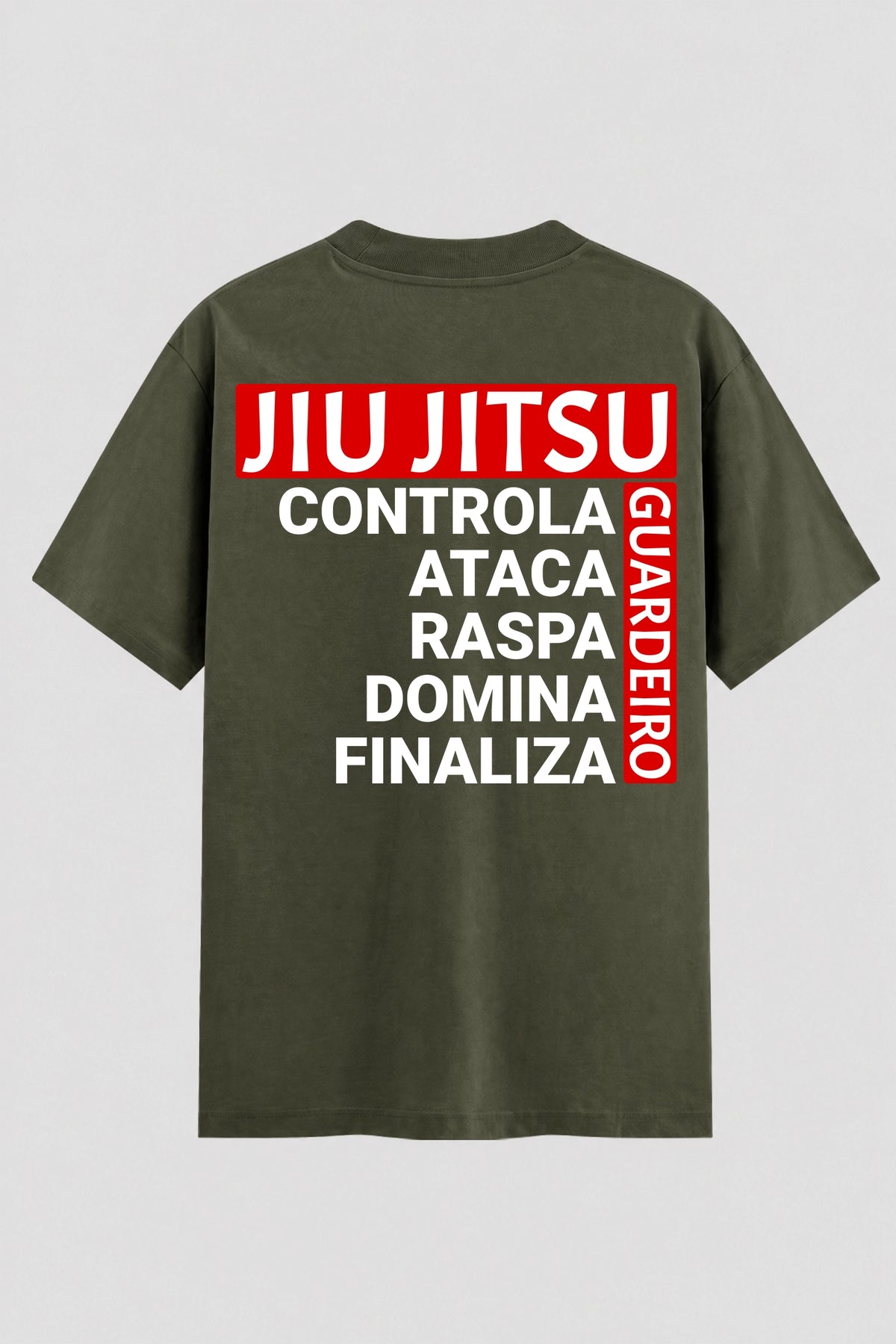 Camiseta Oversized Suedine Jiu-Jitsu Guardeiro
