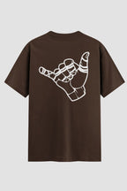 Camiseta Oversized Jiu-Jitsu Hang Loose – Onfight Oversized jiu-jitsu OnFight P Chocolate Masculino