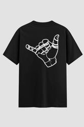 Camiseta Oversized Jiu-Jitsu Hang Loose – Onfight Oversized jiu-jitsu OnFight P Preto Masculino