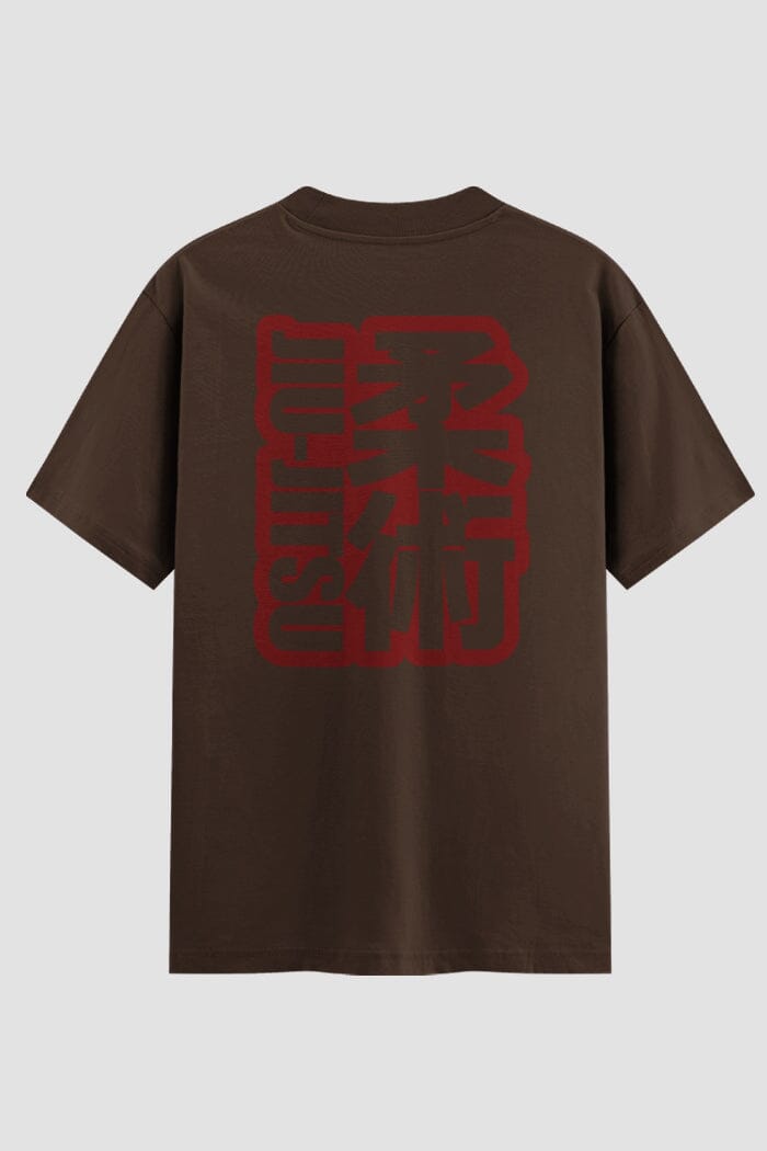 Camiseta Oversized Suedine Jiu-Jitsu Heavy Impact