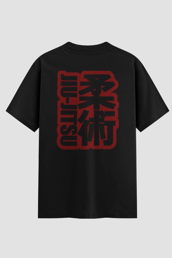Camiseta Oversized Jiu-Jitsu Heavy Impact Oversized jiu-jitsu OnFight P Preto Masculino