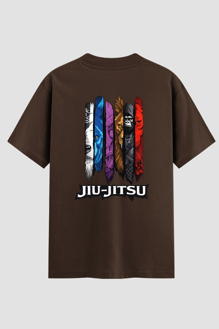 Camiseta Oversized Suedine Jiu-Jitsu  Instinct