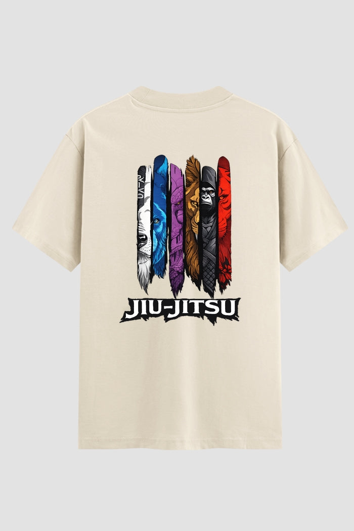Camiseta Oversized Suedine Jiu-Jitsu  Instinct