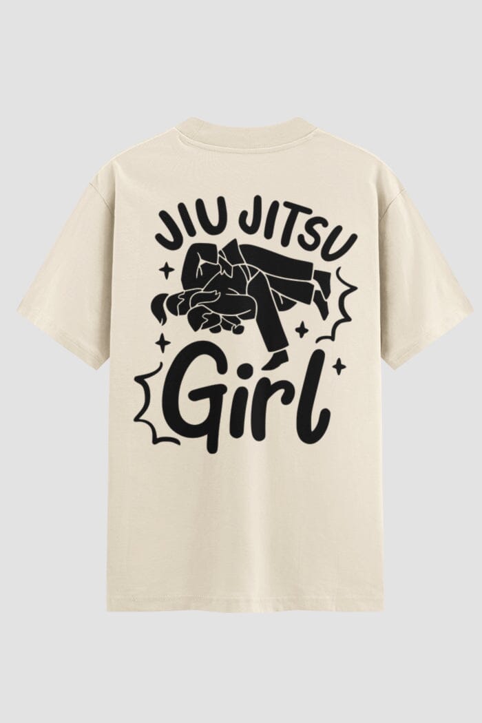 Camiseta Oversized Suedine Jiu-Jitsu Jiu jitsu Girl
