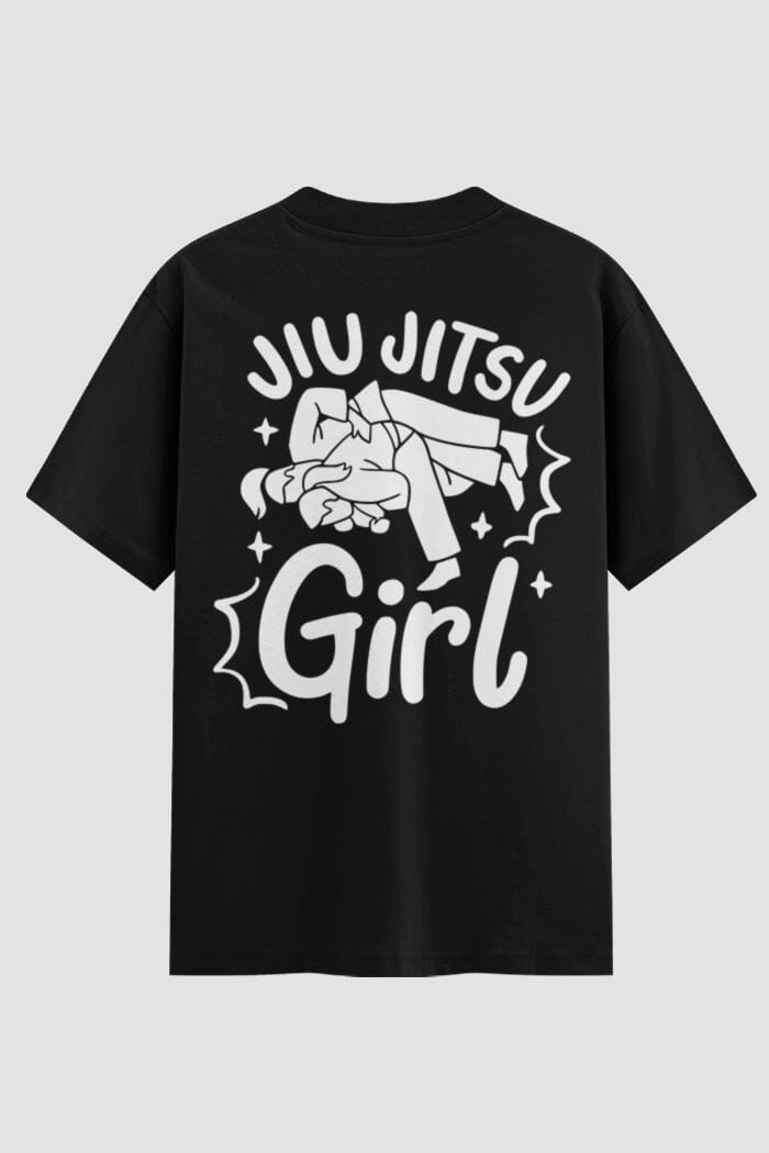 Camiseta Oversized Jiu-Jitsu Jiu jitsu Girl