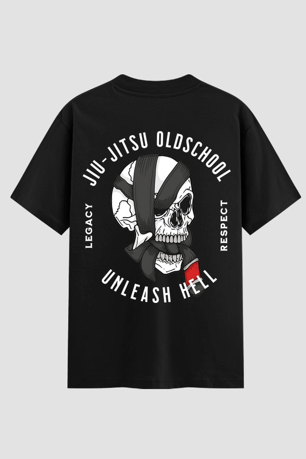 Camiseta Oversized Suedine Jiu-Jitsu Old School