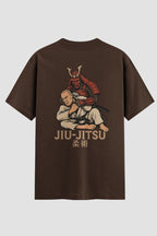 Camiseta Oversized Suedine Jiu-Jitsu Bushido Samurai