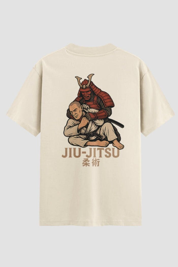 Camiseta Oversized Suedine Jiu-Jitsu Bushido Samurai