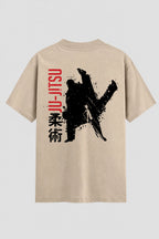Camiseta Oversized Suedine Jiu-Jitsu Silent Warrior