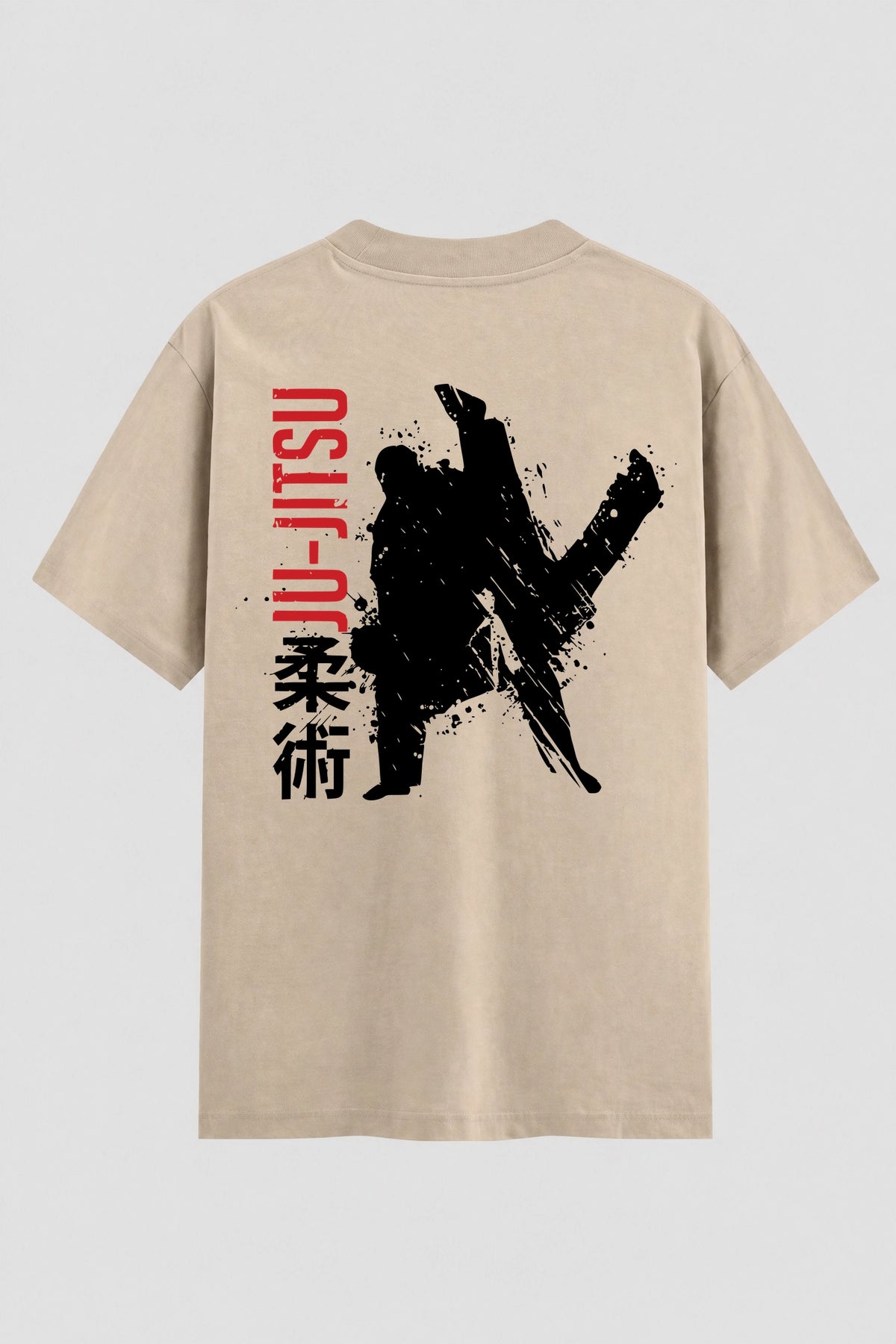Camiseta Oversized Suedine Jiu-Jitsu Silent Warrior