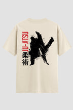 Camiseta Oversized Suedine Jiu-Jitsu Silent Warrior