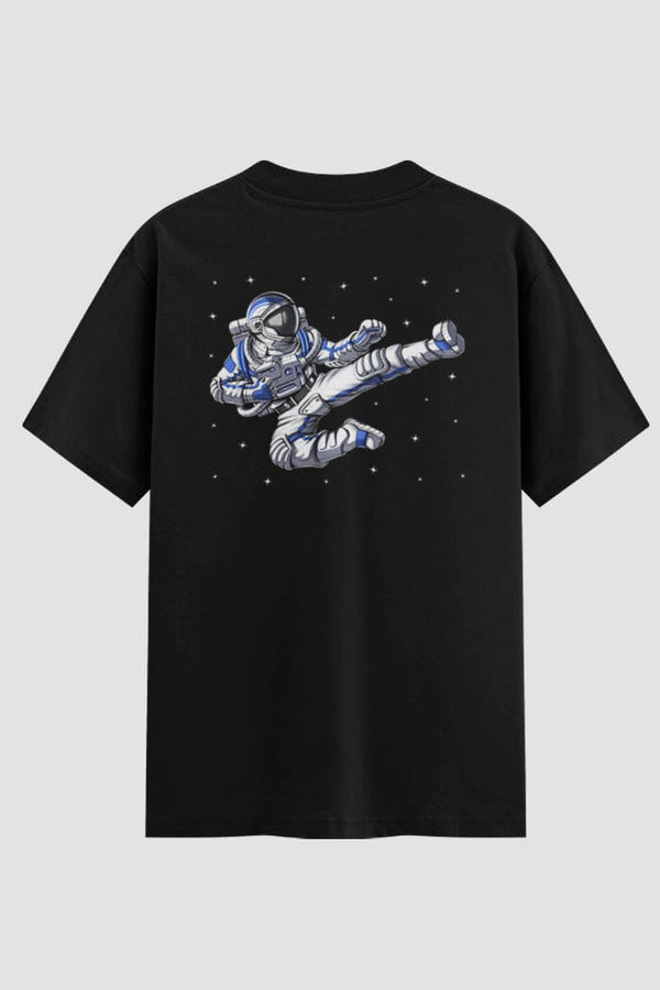 Camiseta Oversized Suedine Karate Astronaut Kick