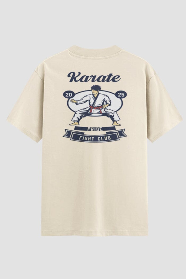 Camiseta Oversized Suedine Karate Fight club